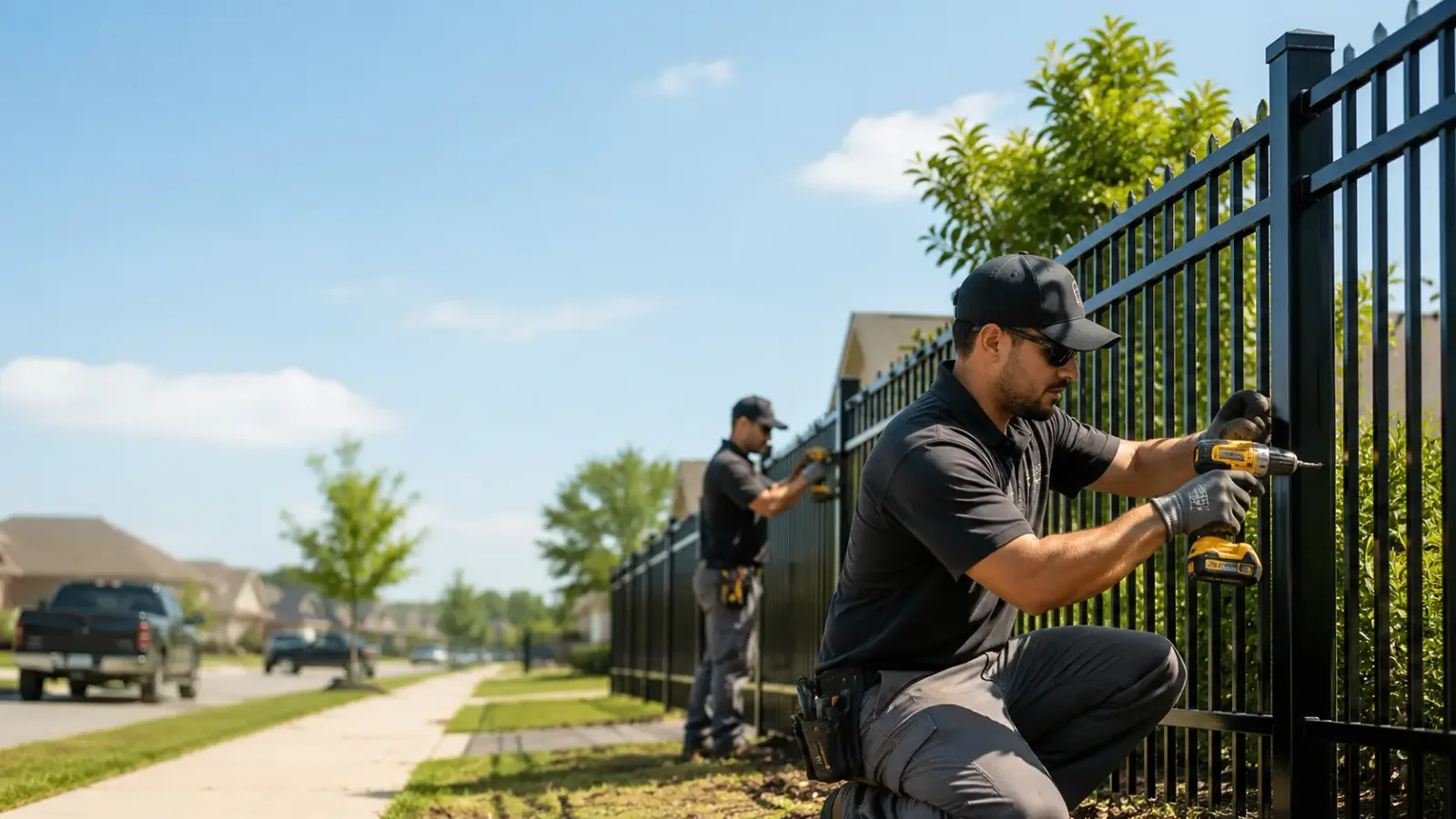 Metal Fence Installation in Fayetteville, AR